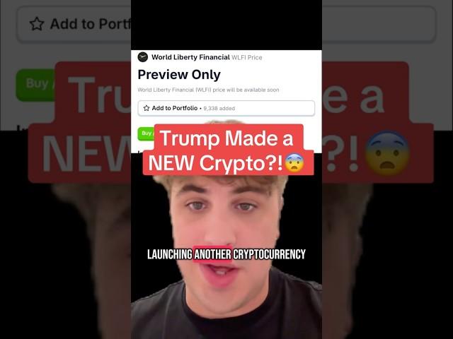 Trump Made a NEW Crypto Coin?!