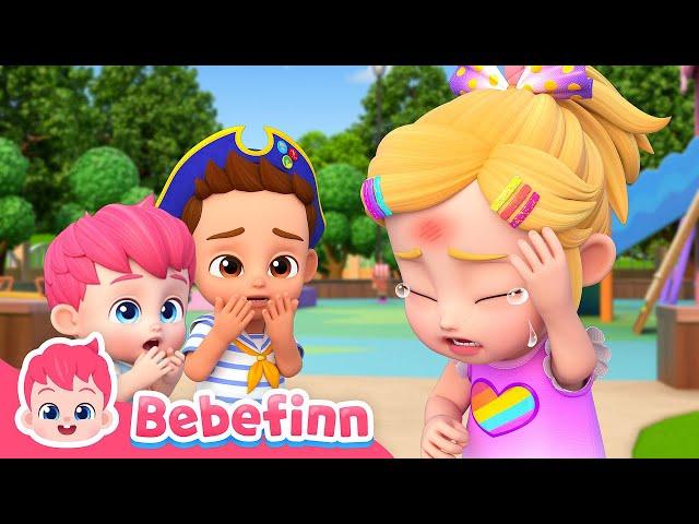 Ouch! Bebefinn Got A Boo Boo! | EP114 | Boo Boo Song In The Park | Fun Nursery Rhymes for Kids