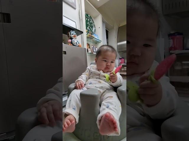 짜증도 낼줄 아는 바다 - 172일 #baby #cute #babygirl #anak #아기 #아빠 #엄마 #funny #애기