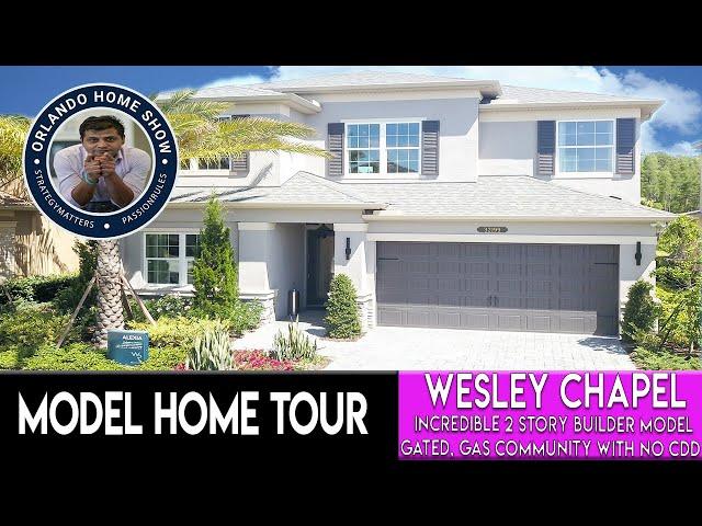 Wesley Chapel Builder Model | Gas/Gated Comunnity | With No CDD | Near Tampa | MUST WATCH!!