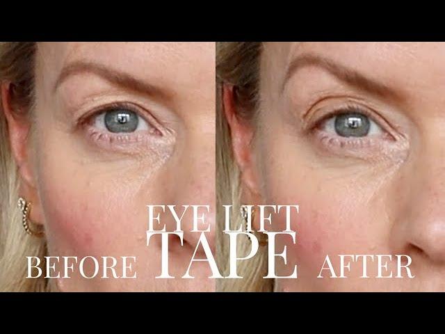 How to use eye lift tape to help with hooded eyes