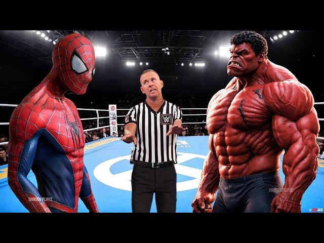 SPIDERMAN VS RED HULK - EPIC BATTLE