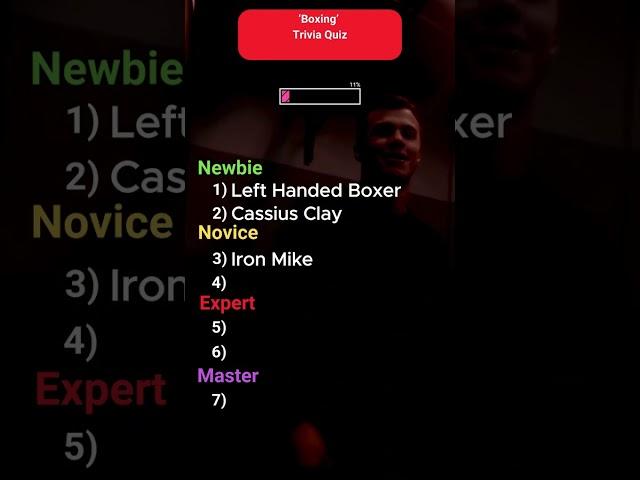 'Boxing' Trivia Quiz