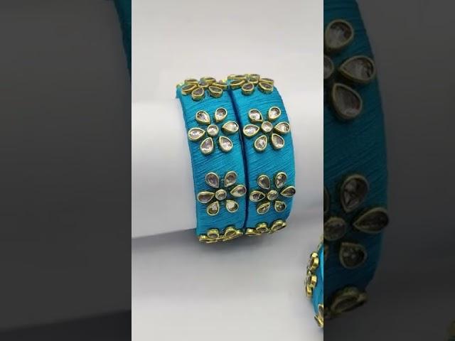 Silk Thread Kada Bangles in all Size and Colors