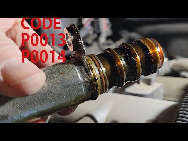 Replace Chevy Equinox Camshaft Positioning Sensors & Intake & Exhaust Actuator Solenoid P0013 P0014