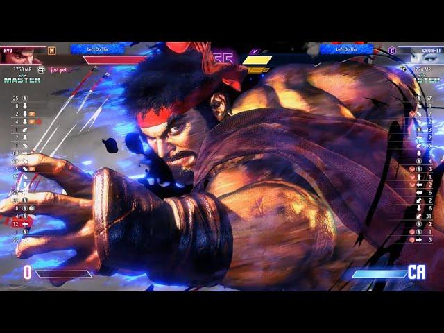 SF6 Modern Ryu 1800MR+ replays (just yet)