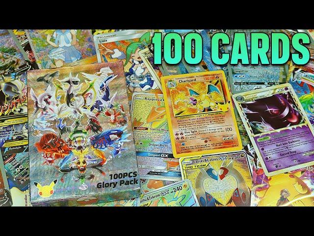 100pcs Pokemon Cards Glory Pack from Aliexpress