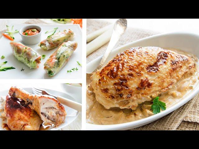 What to cook with CHICKEN: 3 chicken dishes in a PAN  Simple, quick and delicious recipes