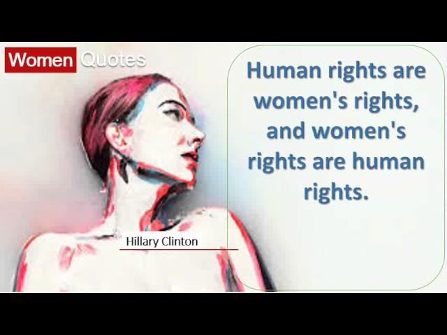 Human rights are women's rights, and -  Top Women Quotes By - Hillary Clinton