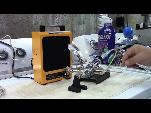 Solder Fume Extractor All Metal Fan With Great Startup Sound