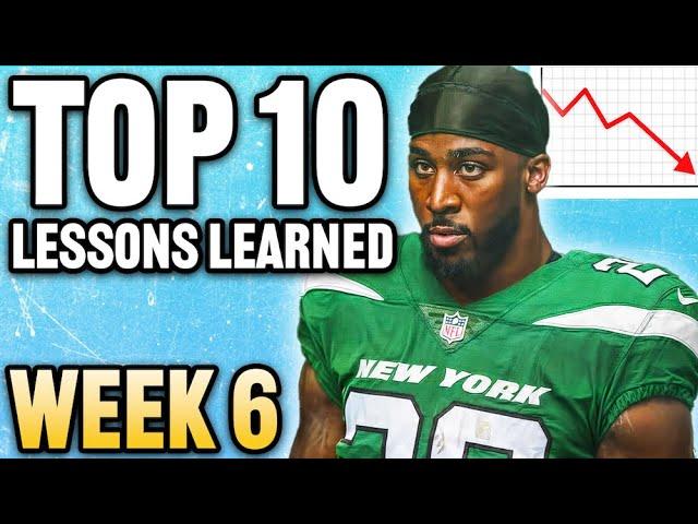 Top 10 Takeaways You NEED to Know BEFORE Week 6 Fantasy Football