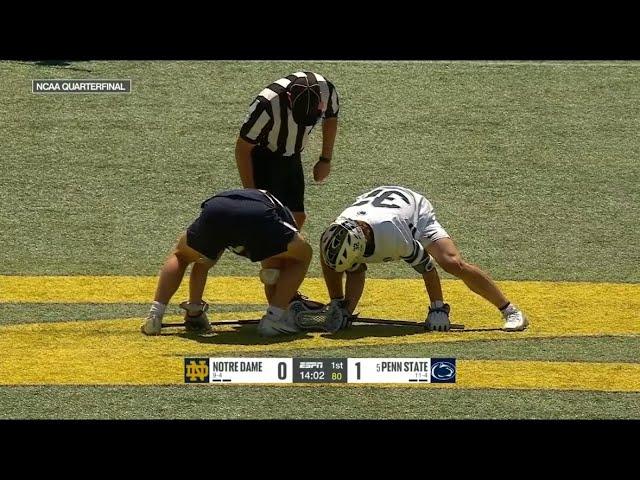 Notre Dame vs Penn State | Faceoff Highlights | NCAA Quarterfinals | Mens College Lacrosse | 5/18/25