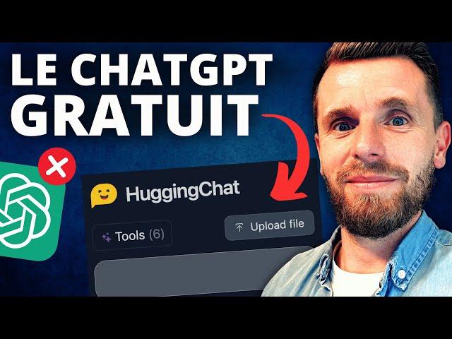 Le meilleur ChatGPT gratuit (il fait TOUT !) — Tuto HuggingChat