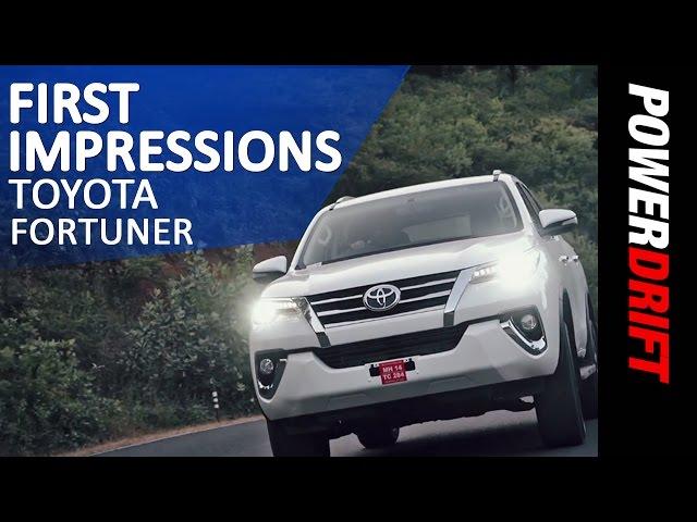 Toyota Fortuner : First Impressions : PowerDrift