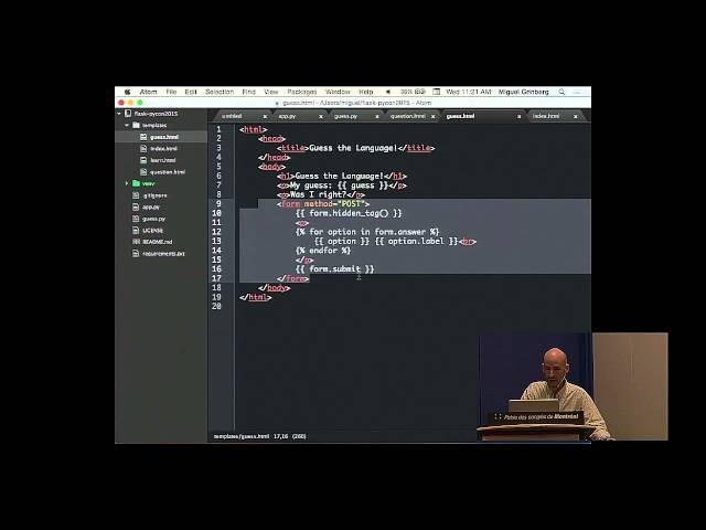 Miguel Grinberg - Flask Workshop - PyCon 2015