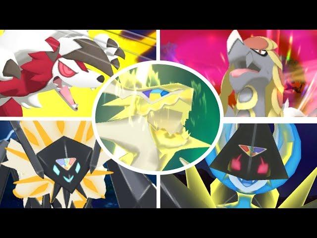 All Exclusive Z-Moves in Pokémon Ultra Sun and Ultra Moon HD