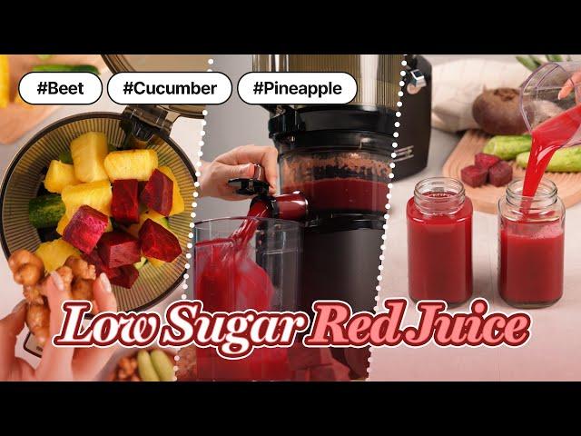 #2 Low Sugar Red Mix Juice Recipe️ I Kuvings Hands-Free Slow Juicer AUTO10