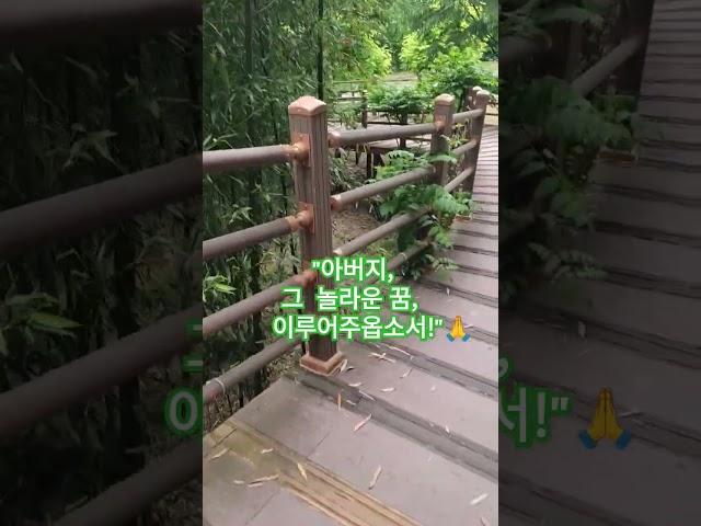 "꿈은 이루어진다!" #장성 #산책 #호수 #찬송