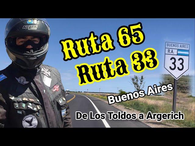 Buenos Aires | Ruta 65 | Ruta 33 | en moto por Argentina