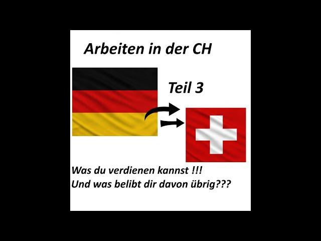 Arbeiten un der CH - Teil 3 die Löhne