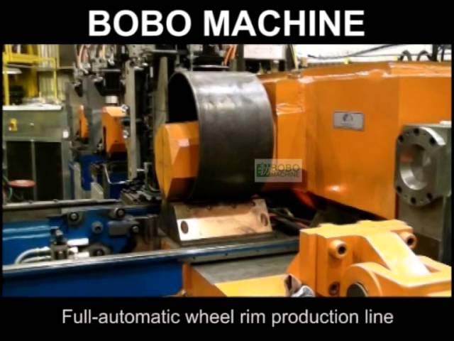 Full automatic wheel rim production line