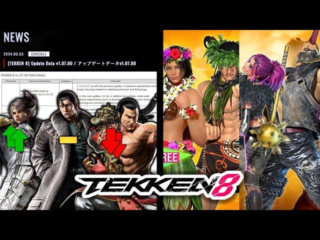 TEKKEN 8 - New Patch Update + All Costumes (1.07 Review)