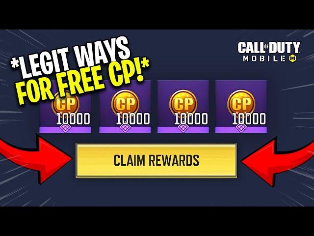 LEGIT WAYS To Get FREE COD Points in CODM! 