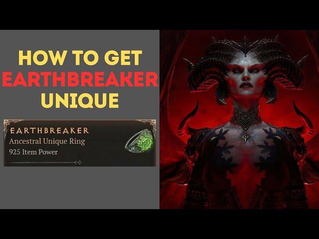 How to Get Earthbreaker Unique in Diablo 4