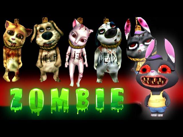 SAD ALL CatNap ZOMBIE !  Talking Tom and Friends - Poppy Playtime 3BECCA ZOMBIE TALKING TOM