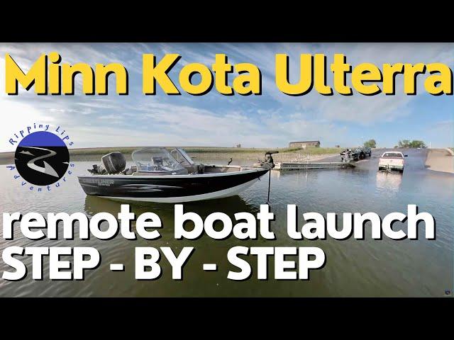 Minn Kota Ulterra Boat Launch - How to get set up in style step by step