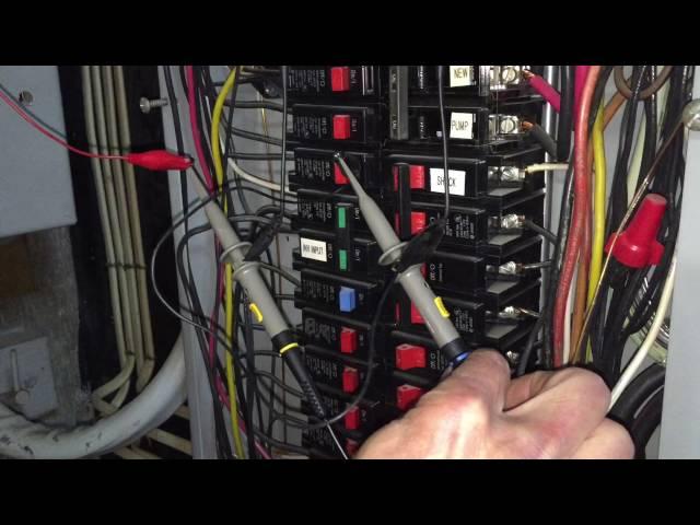 Using an Oscilloscope to Understand 120 VAC Split phase Household Power Supplies