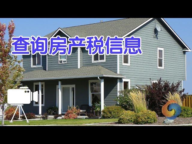 在美国如何查询房产税信息？|美国房地产/Inquire property tax information