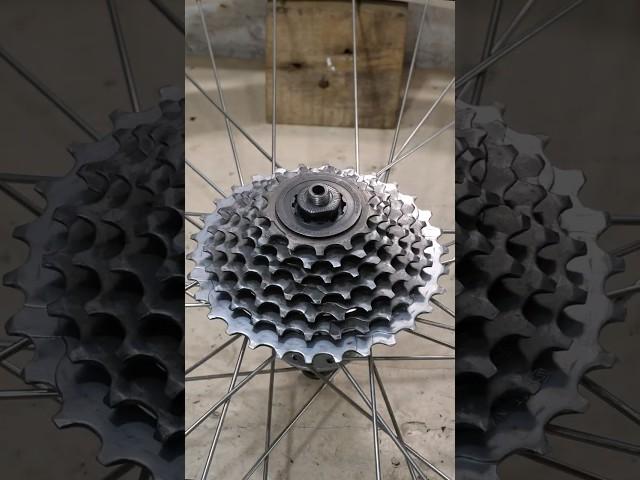 7 speed cassette meets vintage hub ASMR