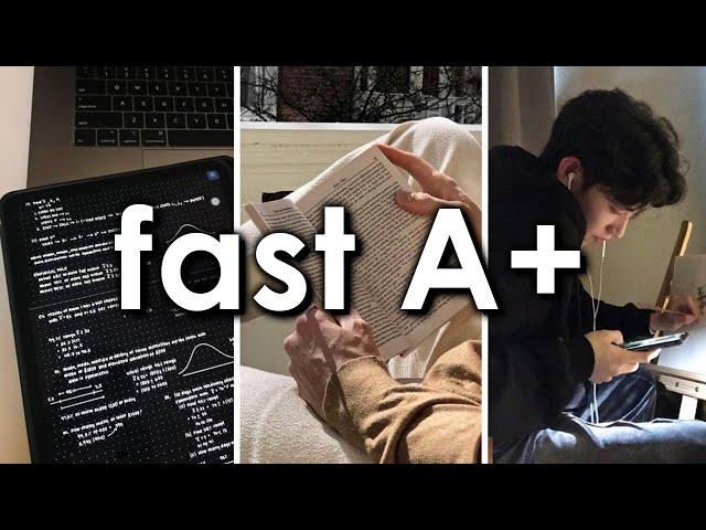 How to STUDY so FAST that it feels ILLEGAL