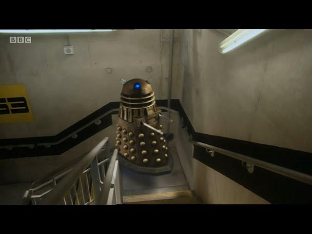 Dalek Flies up Stairs | Dalek | Doctor Who