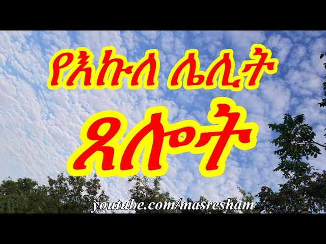 የእኩለ ሌሊት ጸሎት - Midnight Prayer