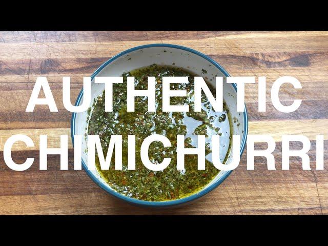 Authentic Argentine CHIMICHURRI sauce