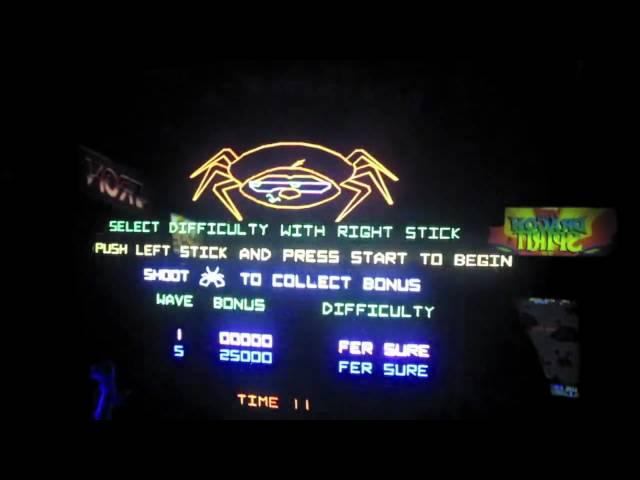 Atari Black Widow Arcade Game Review - Gravitar Conversion