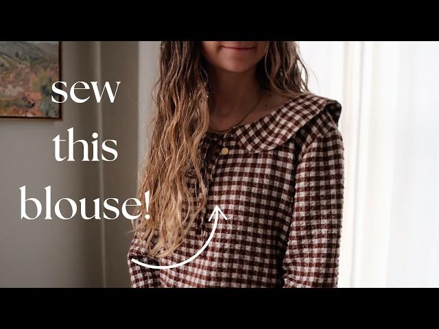 Sewing Made Simple: How to Create a Blouse with a Collar | The Betty Blouse Pattern