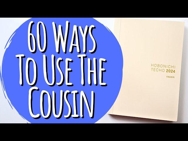 60+ Ways To Use The Hobonichi Cousin Planner in 2024