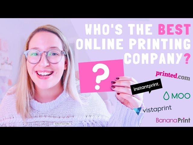 A Little Experiment | WHO'S THE BEST ONLINE PRINTING COMPANY? | Emily Harvey Art