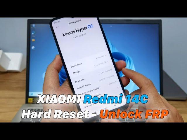 XIAOMI Redmi 14C | Hard Reset - Unlock FRP (Google Account)