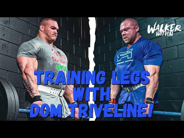 Nick Walker | TRAINING LEGS WITH DOM TRIVELINE!