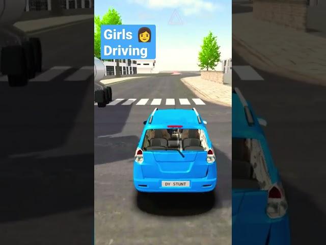 Girls  Boys  car driving style Big stunt power  #DY STUNT #shorts