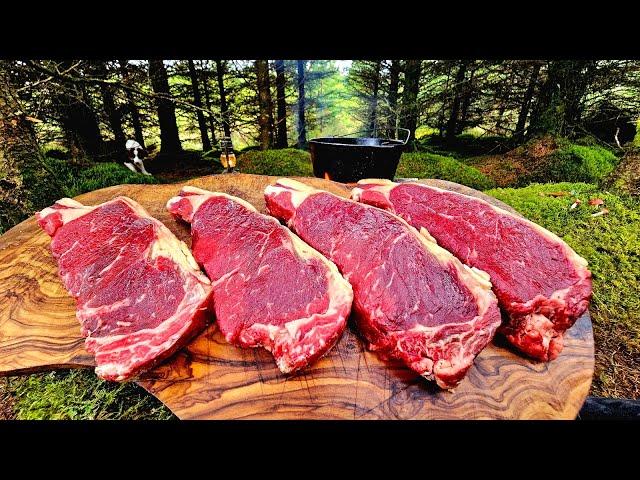 STEAK FRIES, incredible jucy Recipie you will fall in love with ( ASMR cooking)