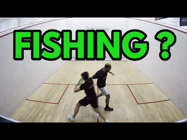 SQUASH. Stroke or fishing?!  | Marwan vs Coll (final, matchball)