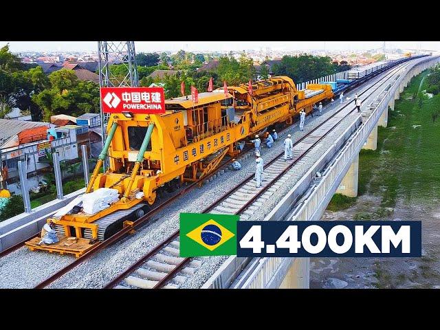 A Ferrovia Chinesa que Vai Atravessar o Brasil