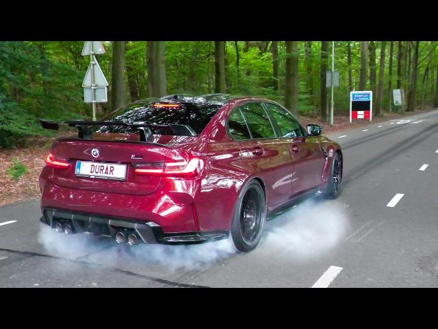 Modified Cars Accelerating, CRAZY BURNOUTS! 750HP M5 G82, Decat 7R, 600HP M340i, C63S AMG..