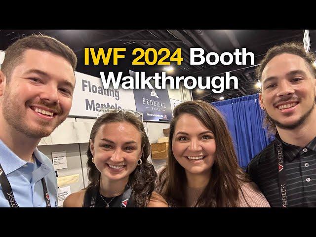 IWF 2024 Booth Walkthrough | Click Corbels | Concealed Storage Floating Shelves | Federal Brace