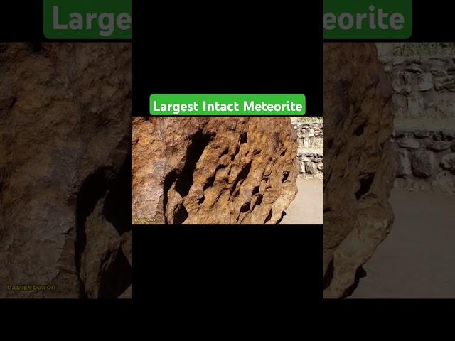 Hoba Meteorite: The Giant Space Rock Found in Namibia | #meteorite #meteor #asteroid